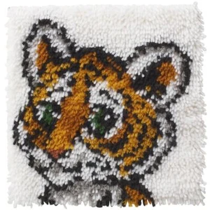 "Hazlo tú mismo Wonder Art Tiger Cub Gancho Gancho Kit Niños Artesanía 12" - Imagen 1 de 3