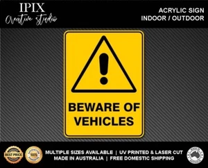 WARNING - BEWARE OF OPENING DOOR - ACRYLIC SIGN | HEALTH & SAFETY - Bild 1 von 6