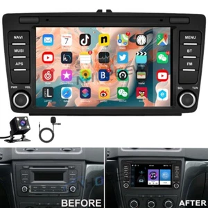 Für SKoda Octavia II Yeti Superb Android 13 Autoradio FM GPS Navi Bluetooth+ Kam - Bild 1 von 15
