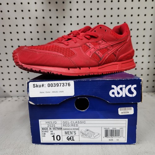 SNEAKERS RUNNING ASICS GEL CLASSIC ROSSE TAGLIA 10 H63JQ S6