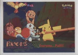 1999 Topps Pokemon Movie Animation Edition Pikachu Everyone Pull!!! #52 av1
