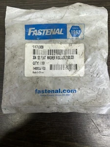 #10 18-8 Acero Inoxidable Pequeña OD Lavadora Plana QTY 100 (LOTE DE 4) - Imagen 1 de 2