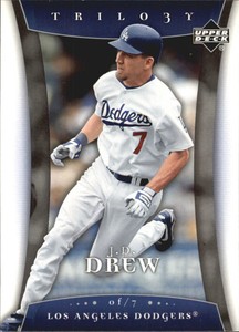 2005 Upper Deck Trilogy Baseball Card #39 J.D. Drew