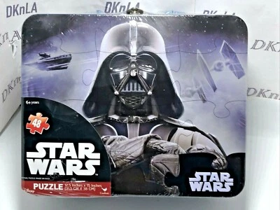 Fiambrera de hojalata Star Wars "Darth Vader" con rompecabezas de 48 piezas - sin abrir  Foto 1 de 4