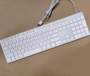 NEW Keyboard for Apple A1243 White/Black Wired Keyboard - Picture 1 of 6