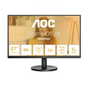 AOC Basic-Line 27B3CA2 27 inch Full HD IPS LED 100 Hz 1 ms Flat Monitor - Black - Picture 1 of 11