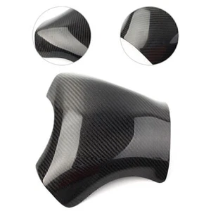 Black Carbon Fiber Gas Tank Cover Pad Protector For KAWASAKI ZX6R 2005-2006 - Picture 1 of 11