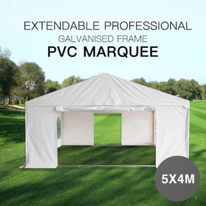 Premium PVC material Heavy Duty Marquee gazebo Tent 3x4m to 6x4m extendable - Picture 1 of 16