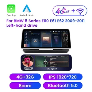 12.3" Android Car Stereo Radio for BMW 5X E60 E61 E62 2004-11 GPS Navigation 4G - Picture 1 of 8