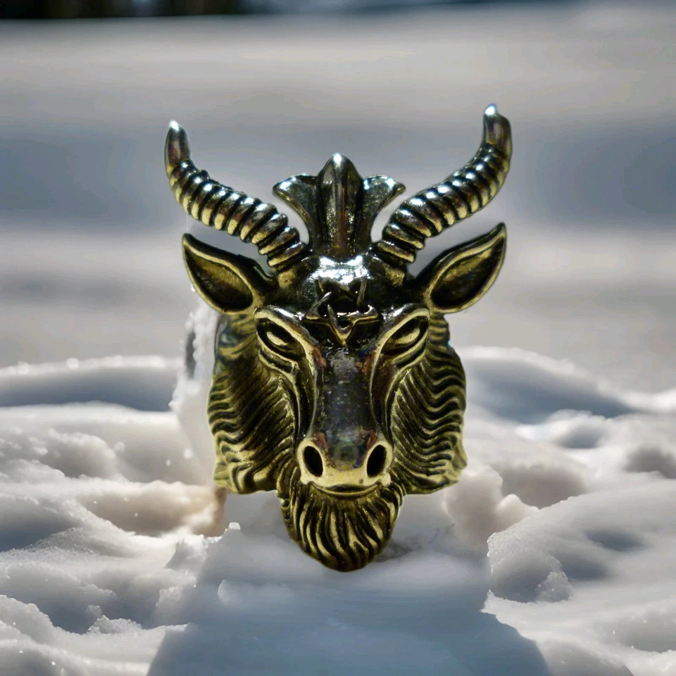 Ultimate "Horned Titan Head" (Aço Titânio) RAM - (Pesado!) - Imagem 1 de 4