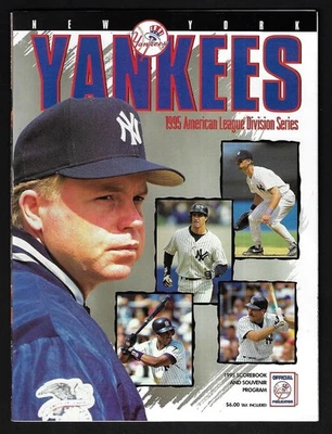 1995 ALDS Seattle Mariners at New York Yankees Game Program, Ken Griffey Jr- NEW - Image 1 of 3