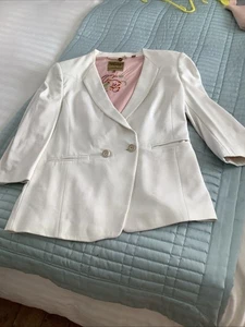 Ladies Ted Baker Cream Blazer Size 4 - Picture 1 of 7