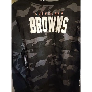 NFL CLEVELAND BROWNS Graphic Print Adult Womens L NWT CR2 Excellent - Picture 1 of 4