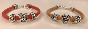 Natural Cork Bracelet, Vegan Wood Bracelet, Cork Jewelry, Butterfly Charm  - Picture 1 of 15