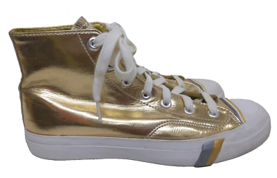 Tenis PRO-KEDS 9,5 M Royal High metálicos dorados PWL30633 para mujer Foto 1 de 4