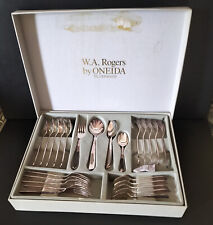 Vintage W.A Rogers Oneida SOUTH SEAS Silver Plated desert serving  Set 24 Pieces