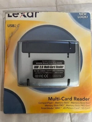 Lexar MultiCard Reader USB2/Compact Flash, Memory Stick,Smart Media,Picture Card - Image 1 of 2