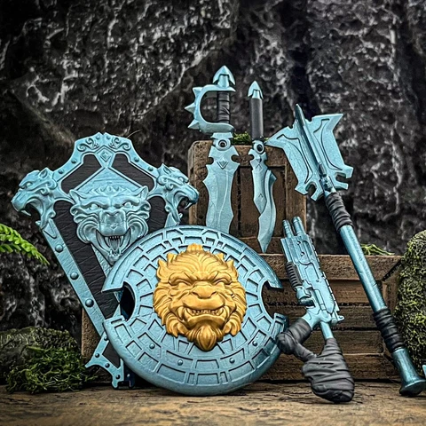 Animal Warriors of the Kingdom Primal Accessories - Cobalt Weapon Set Cover