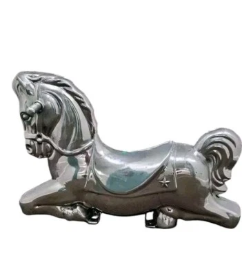 Raro paseo de colección Miracle Equip Co Rinnell de aluminio para caballos 30"X20" Foto 1 de 4