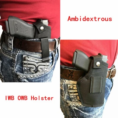 DEPRING Tactical Right/Left Hand IWB OWB Gun Holster Pouch Concealed Carry Choose Model