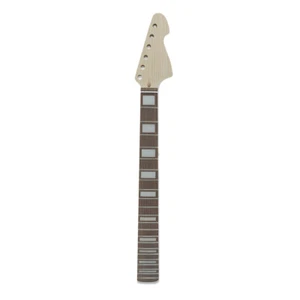 22 Fret 24.75 Inch Guitar Neck Replacement Maple wood White Block Inlay - Picture 1 of 7
