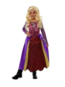 Hocus Pocus Sarah Sanderson Salem Sisters Silly Witch Child Costume Includes Wig - Picture 1 of 2