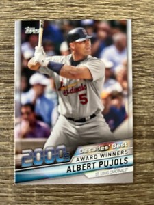 Albert Pujols U-Pick Cards 2002 to 2022 Cardinals; Angels, Dodgers Future HOF