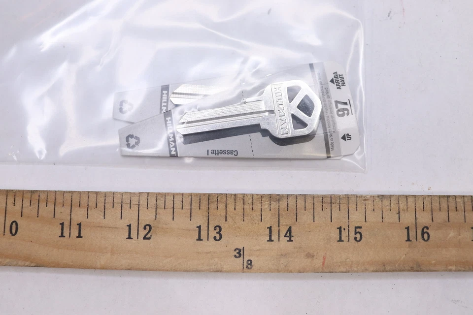 (2-Pk) Hillman Titan Lock Key Blank #97 88083 - Image 1 of 1