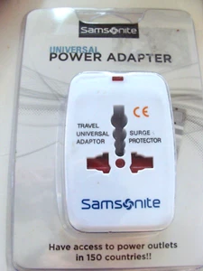 NEW Samsonite Universal Power Adapter Access To Power Outlets Over 150 Countries - Picture 1 of 5
