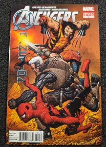 AVENGERS X SANCTION 4 VARIANT 1:50 Steve SKROCE NM + Wolverine vs Spider-man V 1 - Picture 1 of 10