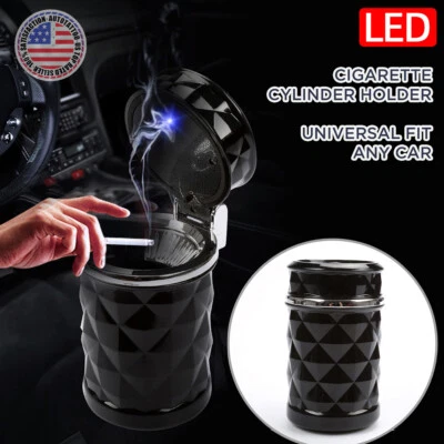 Smoke Cigarette Butts End Home Office Car Cup Holder Ashtray Gum Trash Vent Tray - Image 1 of 4