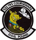 USAF 532d TRAINING SQUADRON – COURSEWARE DOG POUND PATCH