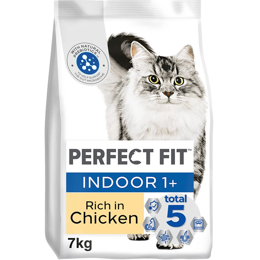 Perfect Fit Indoor Advanced Nutrition Dry Adult Katzenfutter Huhn - 7 kg - Bild 1 von 1