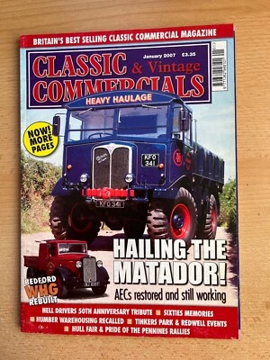 Classic and Vintage Commercials January 2007 Bedford WHG rebuild, Heavy Haulage - Image 1 of 3