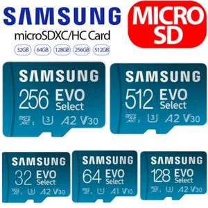 Scheda di Memoria Micro SD SDHC SDXC Class 10 Samsung 32 64 128 gb 256 gb 512 gb - Foto 1 di 6