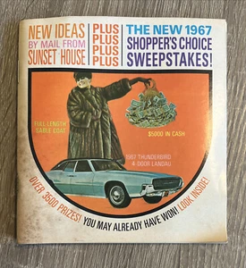 Sunset House Shoppers Choice Sweepstakes Vtg Catalog 1967 Novelties Mail Order - Picture 1 of 8