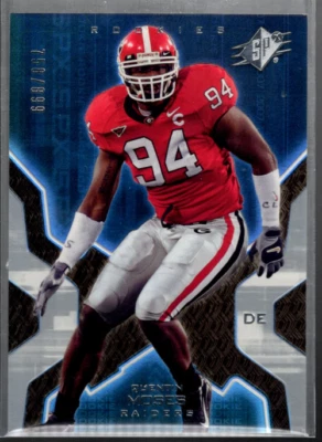 A8818- 2007 SPx #129 Quentin Moses RC /899 - NM-MT (ROOKIE CARD) - Image 1 of 2