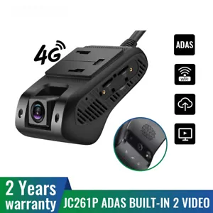 4G ADAS Dashcam Wifi DVR Recorder Video 1080P Front & Interior Car GPS Cameras - Picture 1 of 10
