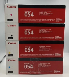 Canon 054H Set 4 Colori Cartuccia Toner (Nero, Ciano, Magenta, Giallo) - LEGGI!!! - Foto 1 di 1