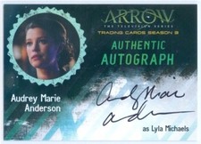 AUDREY MARIE ANDERSON "LYLA MICHAELS AUTOGRAPH CARD" ARROW SEASON 3