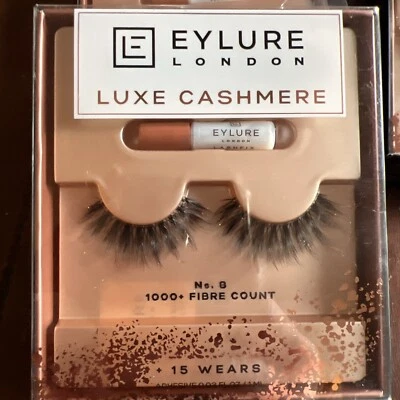 Eylure London Luxe Cashmere False Eyelashes No. 8 - 1 Pair - Image 1 of 4