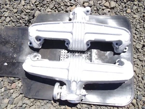 1975 - 1985 Dodge Truck Van Exhaust Manifolds OEM #3870055 76 77 78 79 80 81 82 - Picture 1 of 11