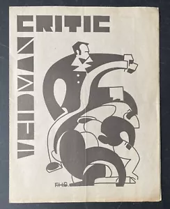 Vintage WEIDMAN CRITIC Pamphlet News Articles Dance - Foto 1 di 6