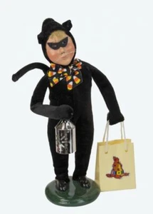 2021 Byers Choice Trick or Treat Cat Boy Halloween Fun Retired Cute Think Candy! - Picture 1 of 1