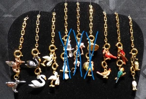Joan Rivers Noah’s Ark Birds Charms sets, mint (Help Support our Library) - Picture 1 of 13
