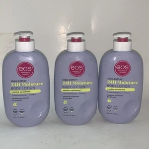 3x eos Shea Better Body Lotion Vanilla Cashmere 16oz – 24HR Moisture, Vegan - Picture 1 of 3