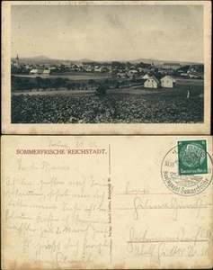 Postal Reichstadt Zákupy lote en la ciudad 1939 - Imagen 1 de 3