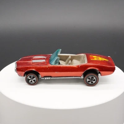 Hot Wheels Redline Custom Firebird Car Red With Brown/champagne Interior - Image 1 of 4