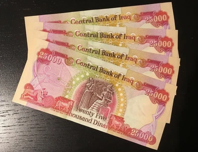 Dinar iraquí 1 millón (40 x 25.000) certificado de autenticidad nítido, ¡sin circular! IQD! Foto 1 de 2