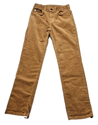 Pantalones de pana tostados The Children's Place cintura ajustable jóvenes niños talla 10 Foto 1 de 3